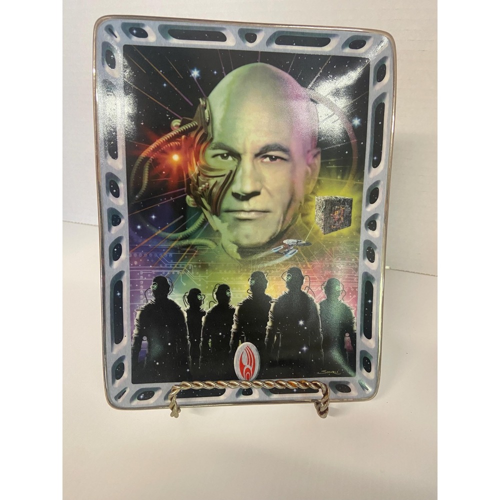 Franklin Mint LOCUTUS OF BORG Plate Star Trek Villains of the Galaxy #HA3303